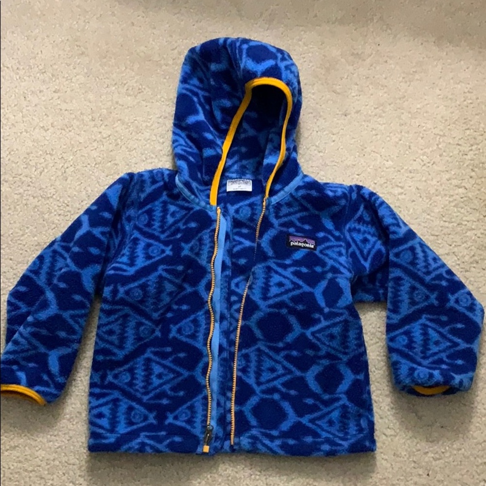 patagonia zip up fleece